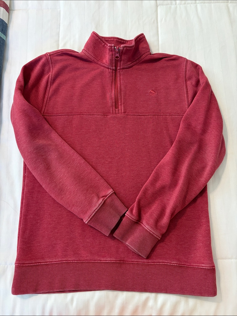 Ocean and Coast Boys  Half-Zip Pullove - Red
